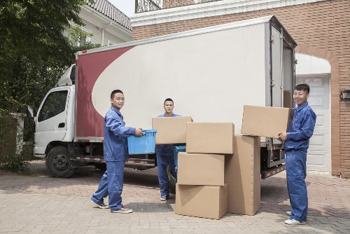 Moving team handling a residential removal in Nottinghill