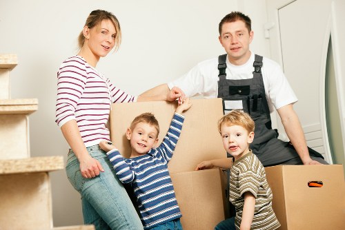 Professional furniture pick-up team handling loading and transport in Nottinghill