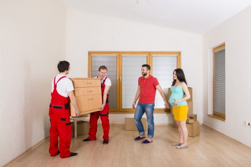 Furniture handling during a local Notting Hill move