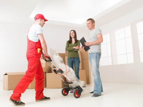 Furniture loading for a Notting Hill man and van job