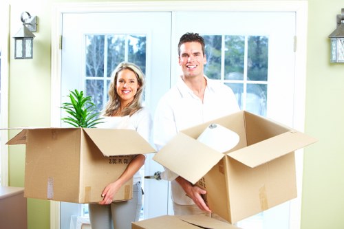 Careful packing and handling of household items during a Notting Hill move